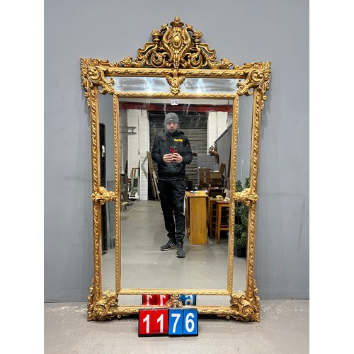 1176 - Beautiful french ornates statement mirror