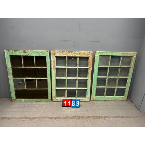 1189 - Set of 3 french window's