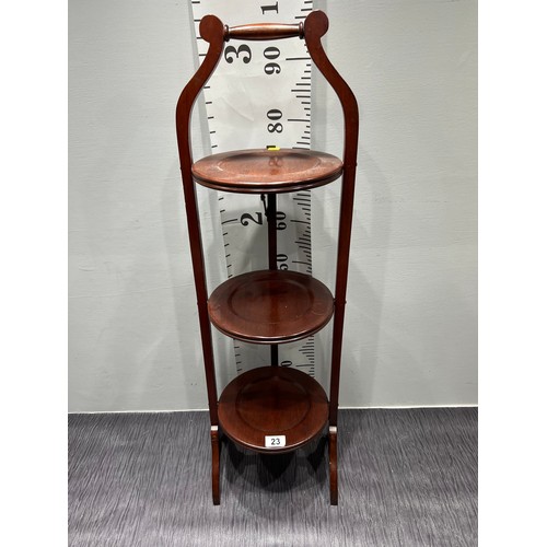 23 - Edwadian 3 tier cake stand