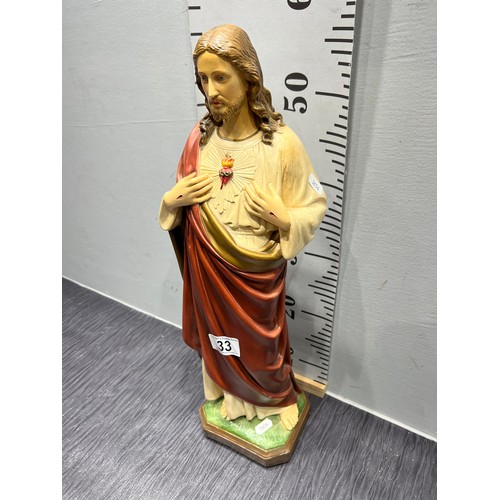 33 - 20th C Jesus figure
