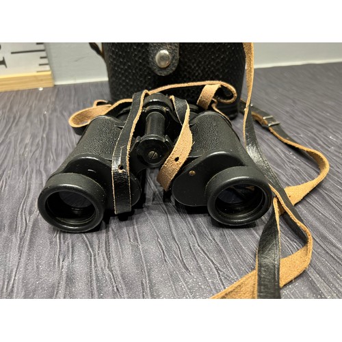 62 - 2 Pair binoculars in cases