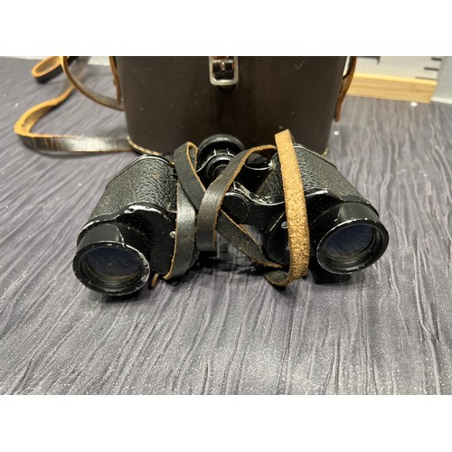 62 - 2 Pair binoculars in cases