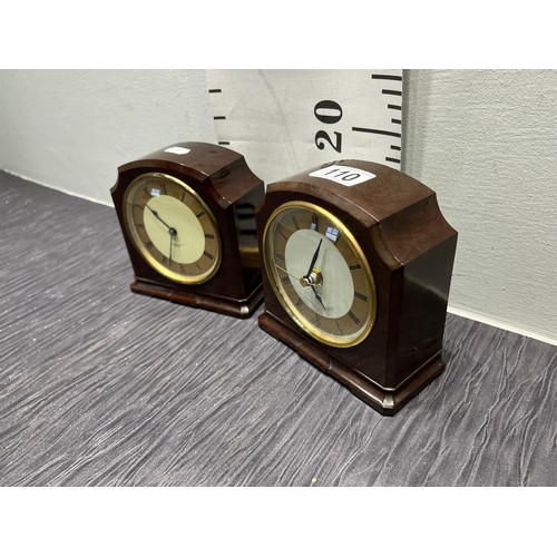 110 - 2 Early Bakelite clocks