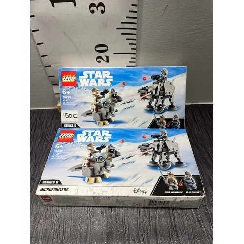 150C - 2 Lego boxed mirco fighters