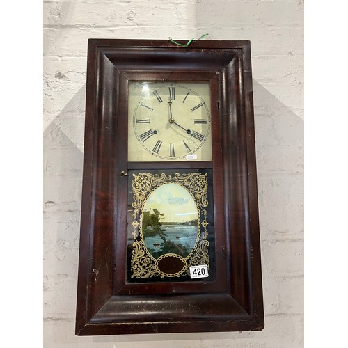 420 - Victorian American Wall clock