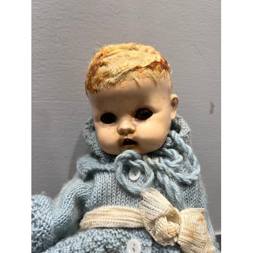 174 - Box vintage dolls