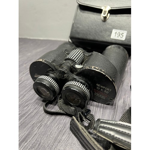 2 Pair binoculars in cases