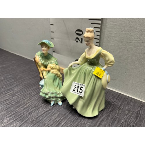 215 - 2 Royal doulton figures ascot, fair lady