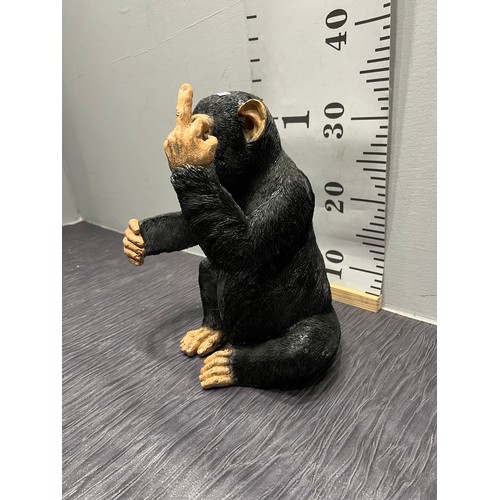 253 - Monkey advertising display Wine bottle stand