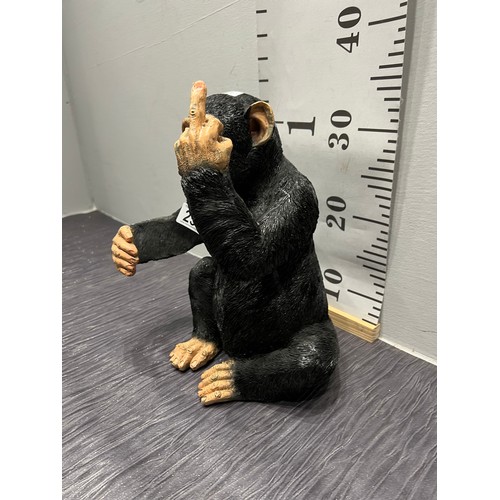 254 - Monkey advertising display wine bottle stand