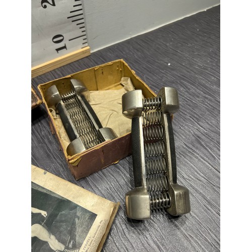 280 - Vintage Dumb Bells in Original box