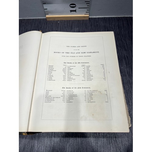 299 - Victorian bible presented to Mr Thomas stead NOV 4th 1871