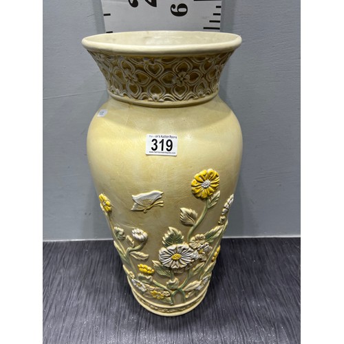 319 - Large yellow vase