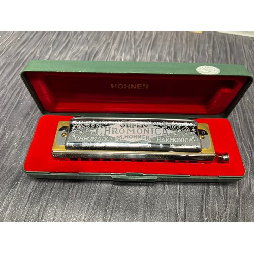 505 - Hohner chromonica 270 in case