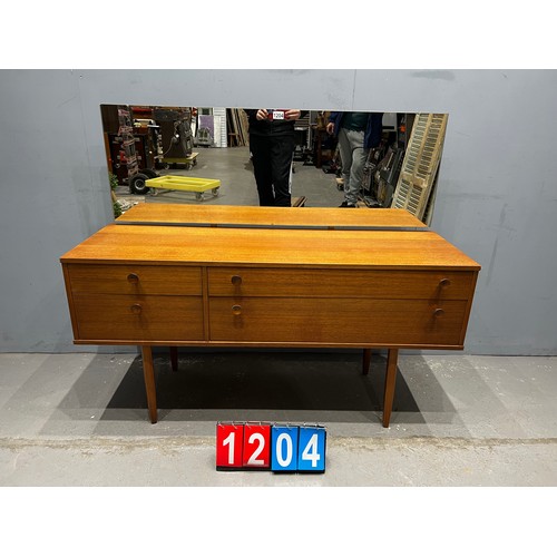 1204 - Avalon mid century teak dressing table