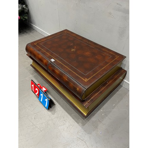 1211 - Vintage book style coffee table with drawers