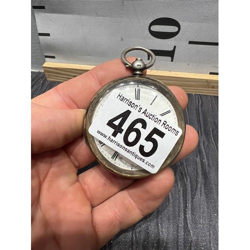 465 - Silver pocket watch