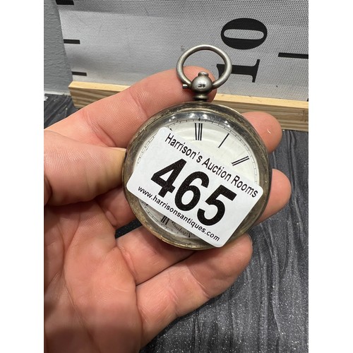 465 - Silver pocket watch