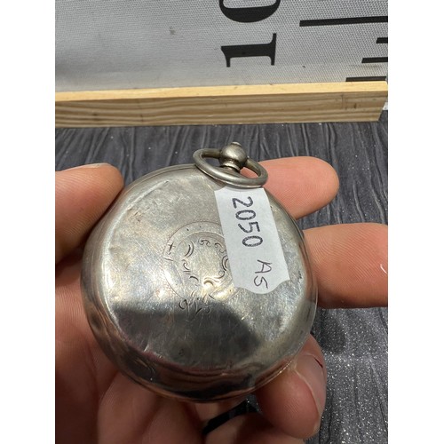 465 - Silver pocket watch