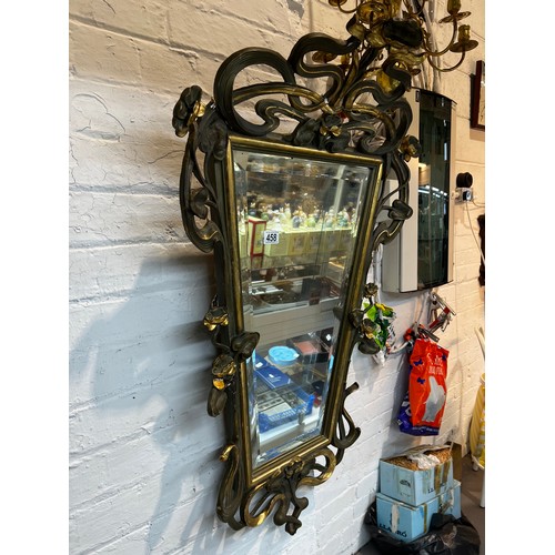 458 - Early Antique period gilt mirror A/F