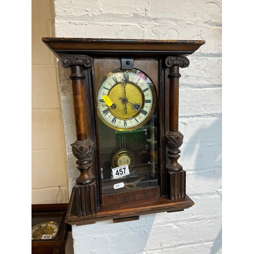 457 - victorian wall clock