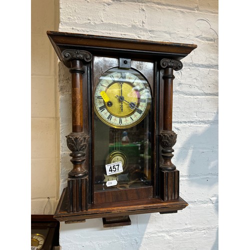 457 - victorian wall clock