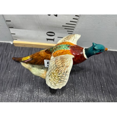 516 - Beswick ' impressed mark' Pheasant in flight