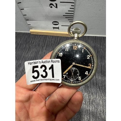 531 - Military pocket watch