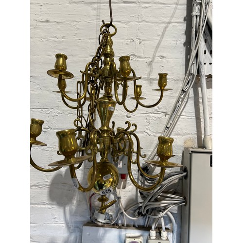 625 - 16th Century style french brass Chandelier