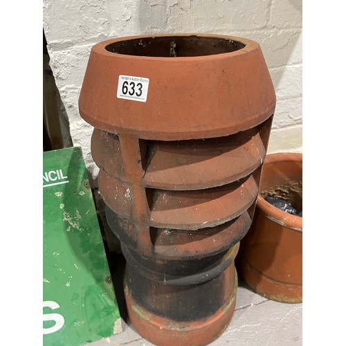 633 - Terracotta Chimney pot