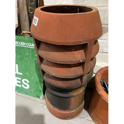 633 - Terracotta Chimney pot