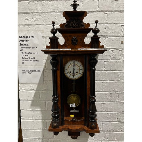 635 - Victorian Vienna wall clock