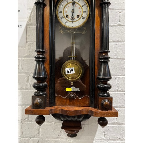 635 - Victorian Vienna wall clock