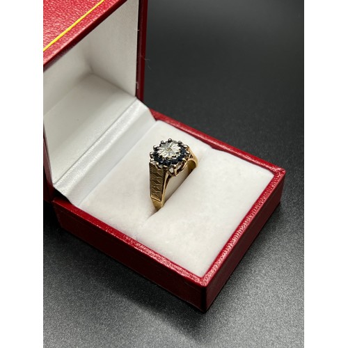 550 - 9ct gold ring 3.5g gross size M box not included