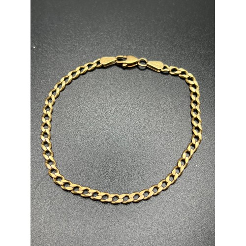 565 - 9ct gold wrist chain 7.7g gross