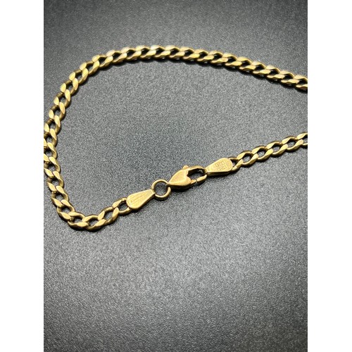 565 - 9ct gold wrist chain 7.7g gross