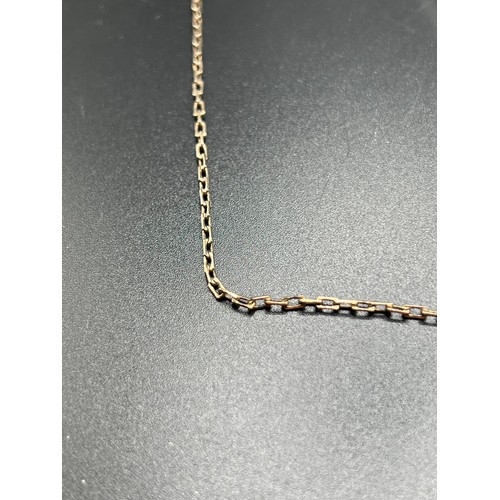 568 - 9ct gold neck chain 8.5 grams 27