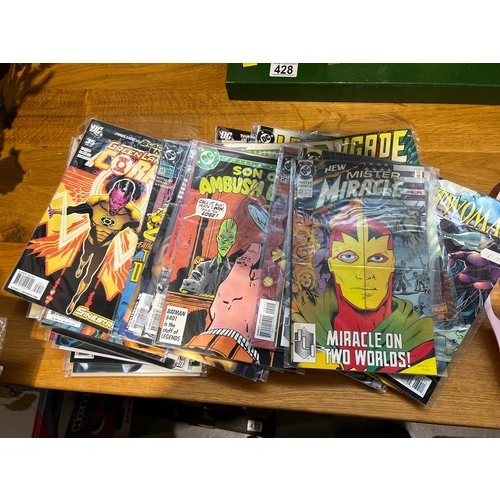 430 - Quantity collectables magazines cat woman mr miracle etc