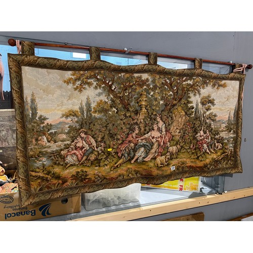 329 - Vintage french romance tapestry