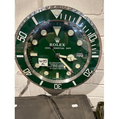 405A - Display Rolex wall clock