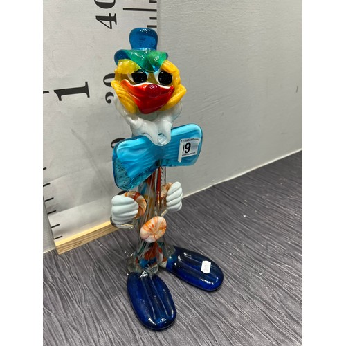 99 - Large murano glass clown