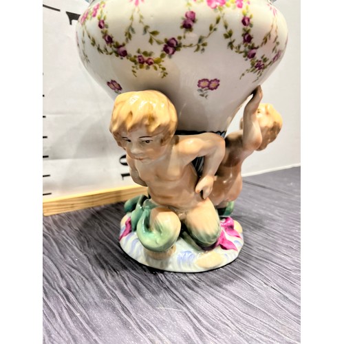 24 - Porcelain cherub bowl