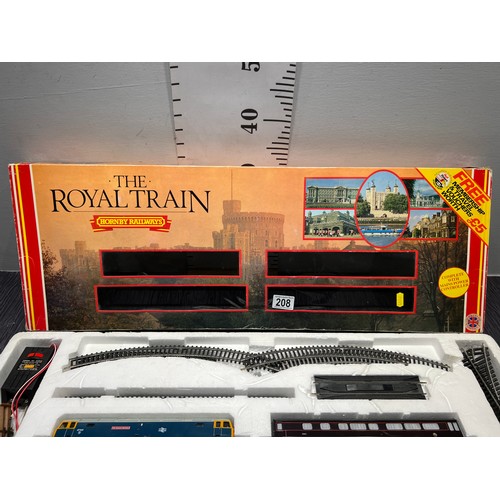 208 - Hornby the royal train boxed