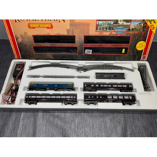 208 - Hornby the royal train boxed