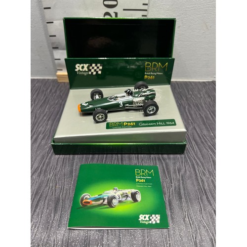 188 - Scalextric ltd edition BRM P261 graham hill 1964 racing green boxed