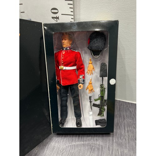 223 - 2 Dragon action figures boxed coldstream guards, Canadian mountie