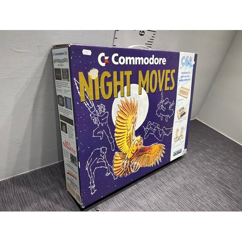 213 - Vintage commodore C64 night moves computer boxed opened but never used