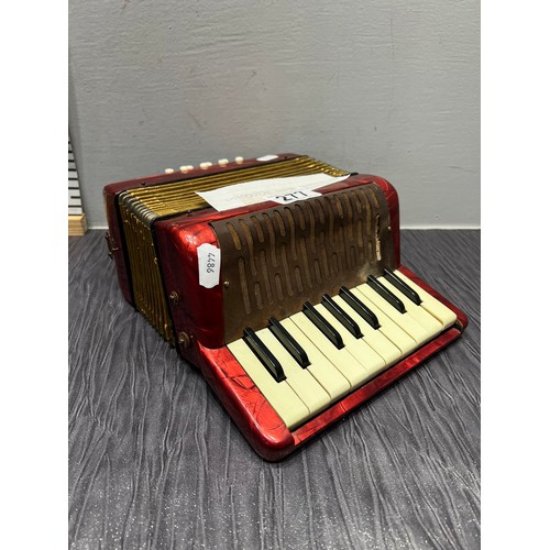 277 - Vintage hohner mini accordion