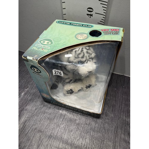 276 - White tiger cub in box