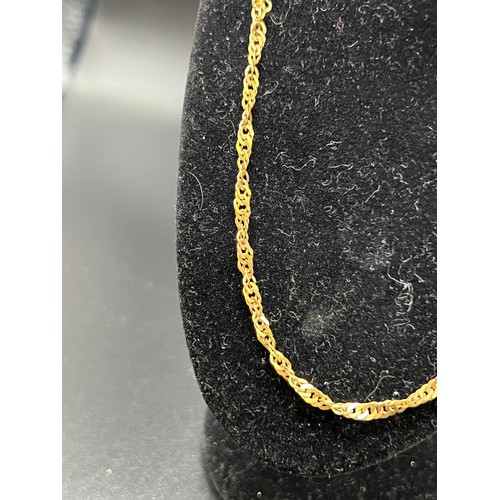 567 - 9ct Gold neck chain 5.1g 19